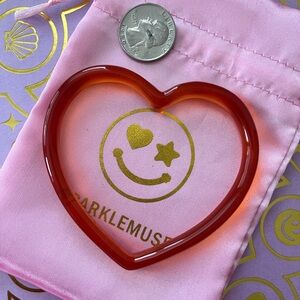 Sparklemuse Heart Bangle Orange Tea (Sweet Tea)